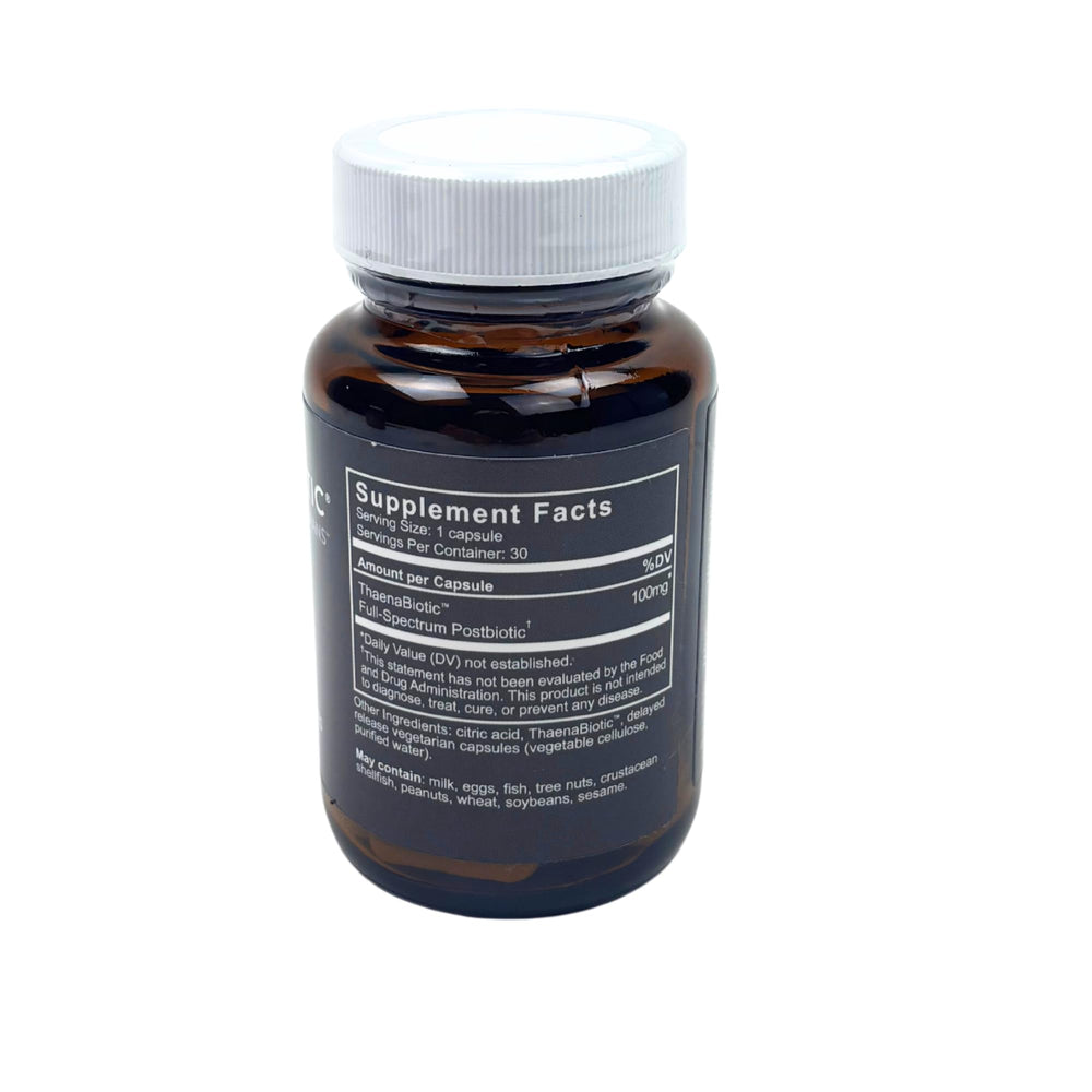 Thaena ThaenaBiotic dosage scoop demonstrates precise serving for consistent intake