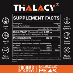 Thalacy PA 70% patent formula label emphasizes potency and quality for serious training.