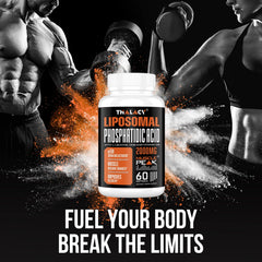 Thalacy pack-shot front view communicates compact supplementation for gym and home routines.