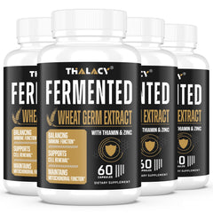 Thalacy Spermidine Wheat Germ Capsules bottle for daily wellness.