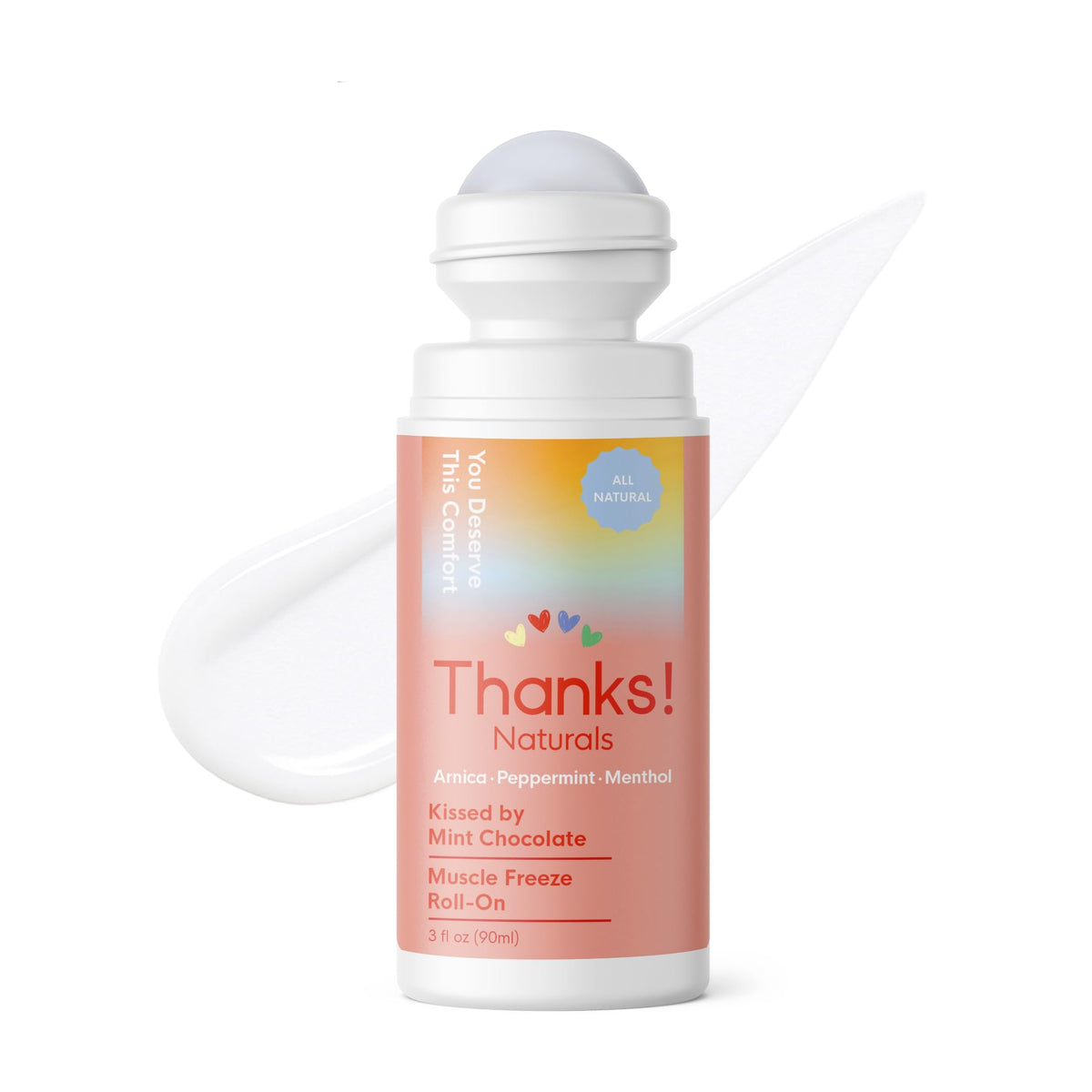 Thanks! Naturals Muscle Freeze Roll-On packaging shown, compact and travel-ready for on-the-go use.
