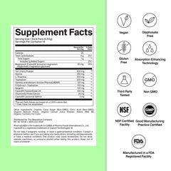 The Absorption Company Sleep Aid Powder mixed in water with chamomile lemon aroma.