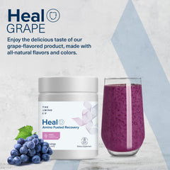 The Amino CO Heal displayed with gym gear in use.