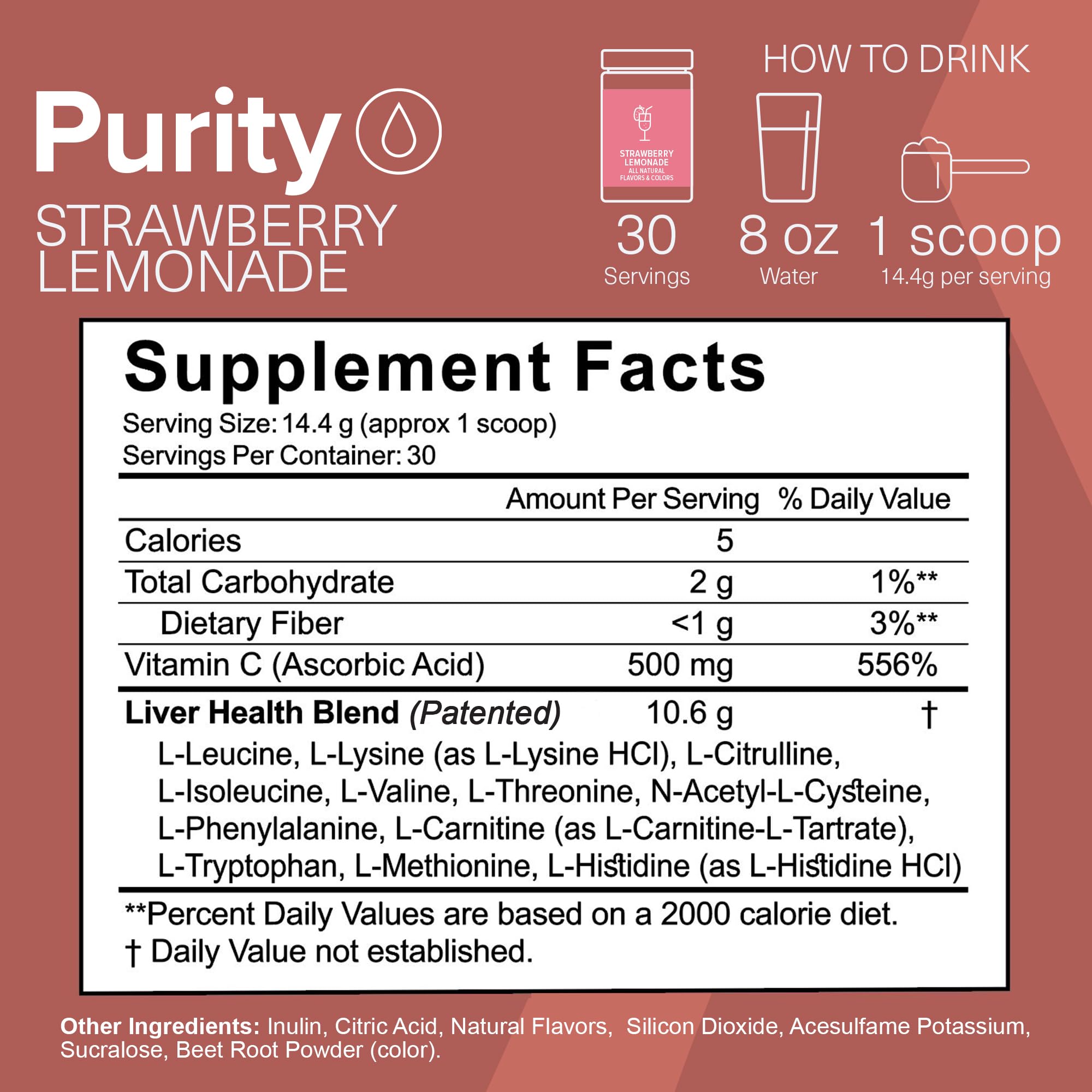 The Amino CO Purity label closeup highlights premium EAAs for wellness