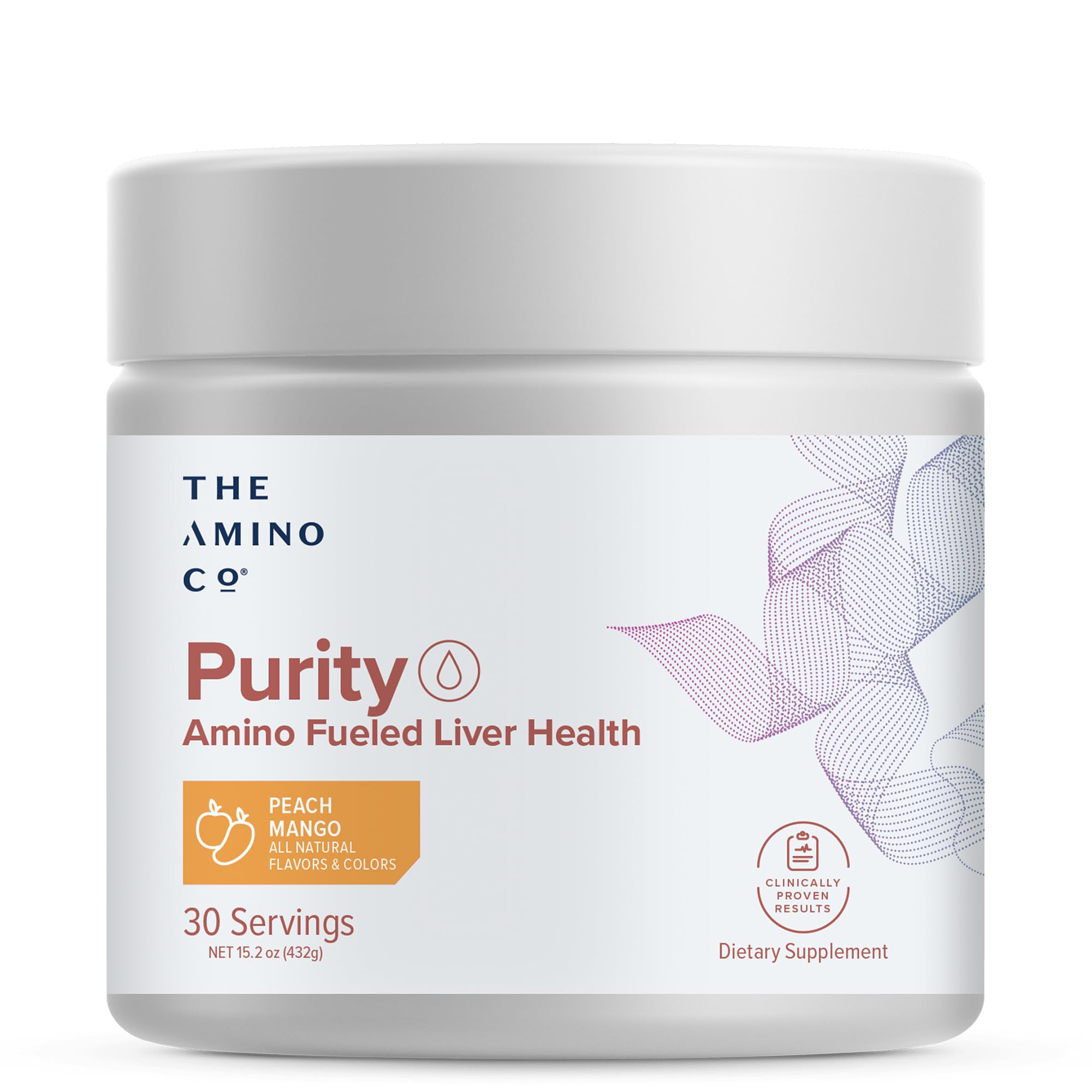 The Amino CO Purity liver support bottle with capsules for daily detox-friendly routine