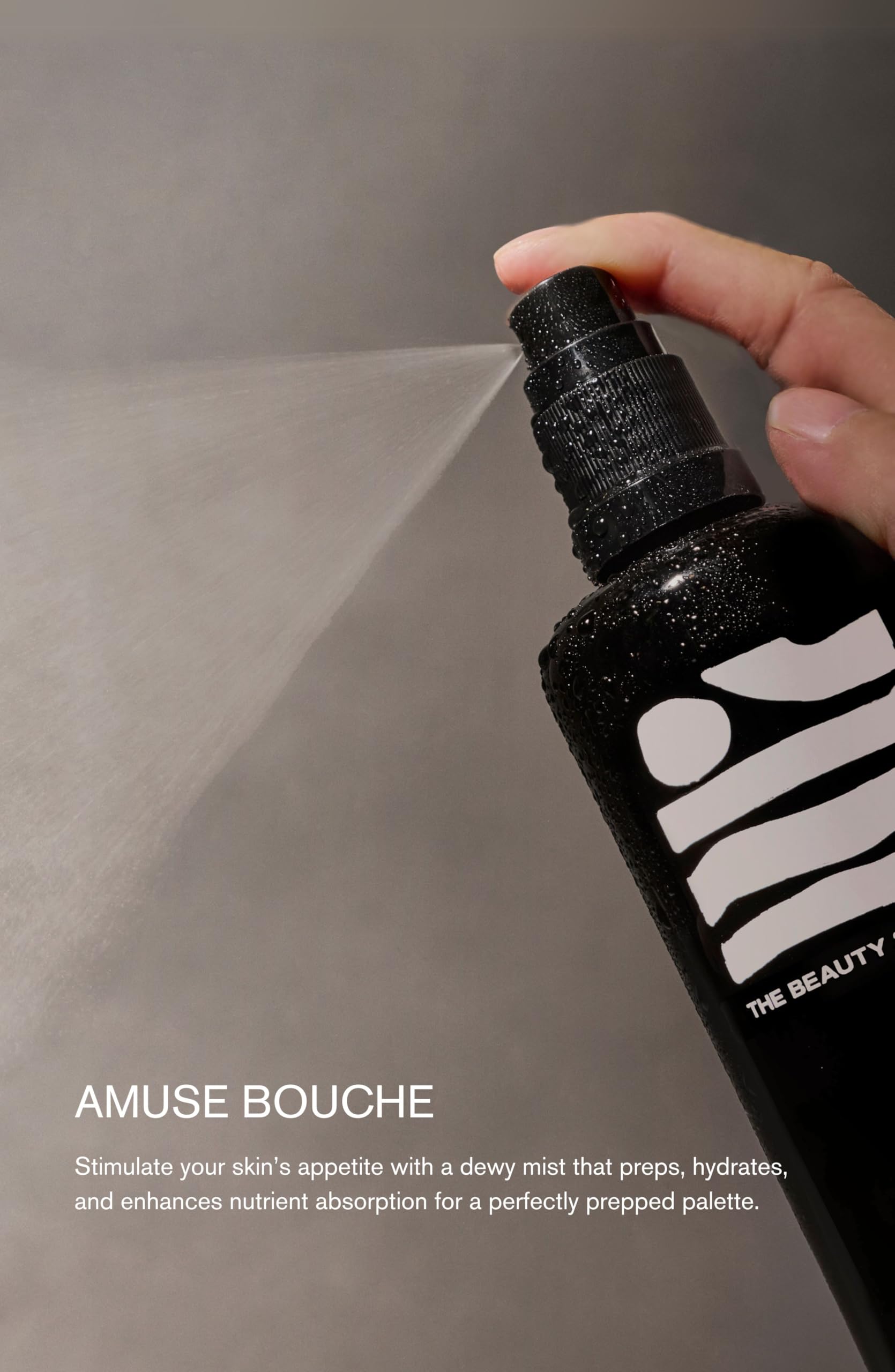 The Beauty Sandwich Amuse Bouche rose-water focus provides a balanced, dewy complexion.