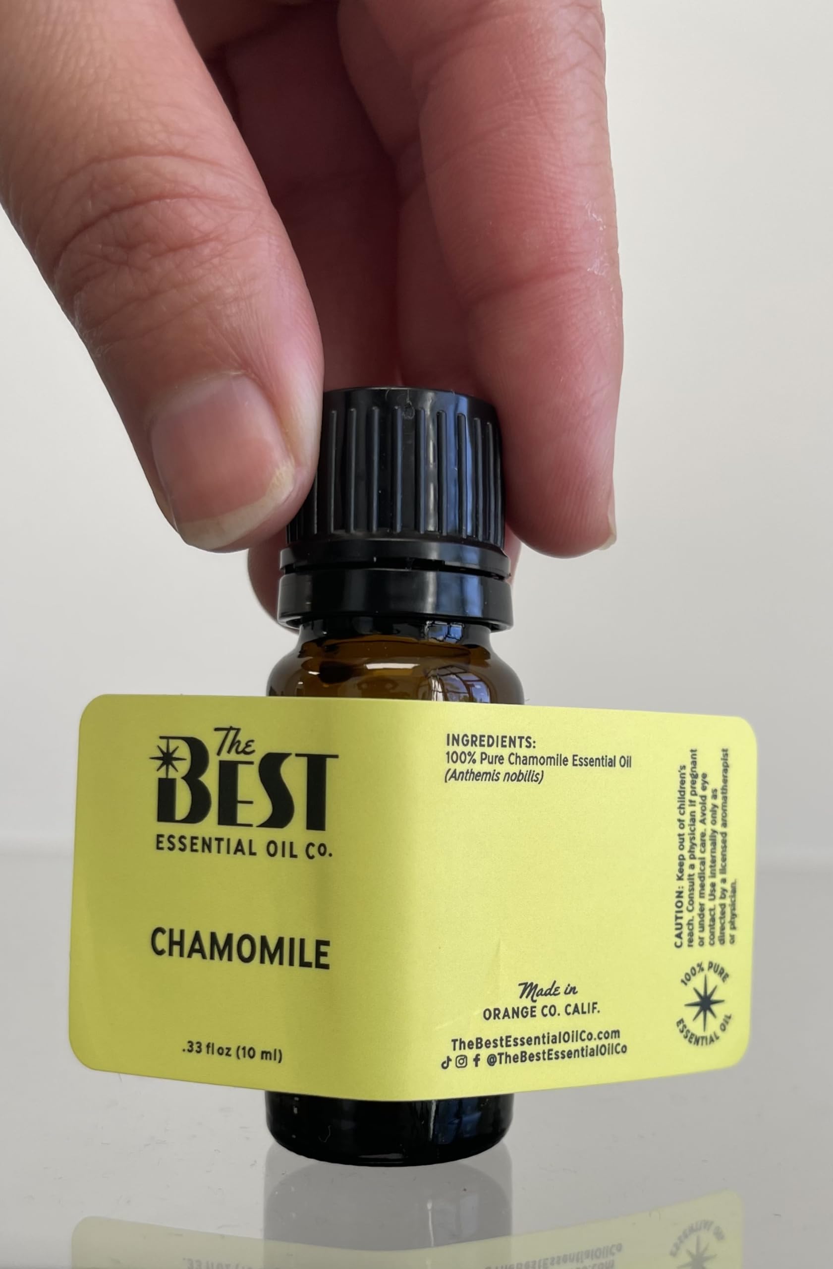Bottled with love in sunny California by The Best Essential Oil Co
