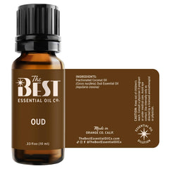 The Best Essential Oil Co Oud elegant packaging hints at gift ready wellness