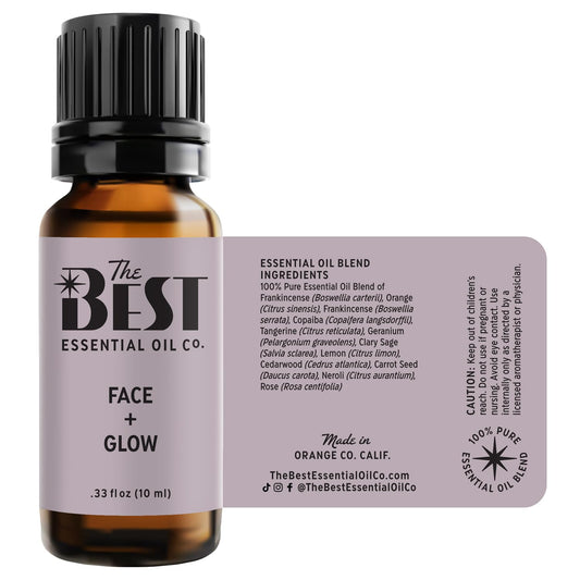 The Best Face + Glow rose bloom highlights mood-enhancing fragrance.