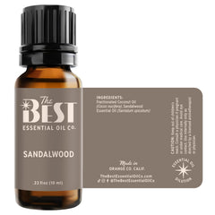 The Best Sandalwood Essential Oil packaging reflecting quality and care