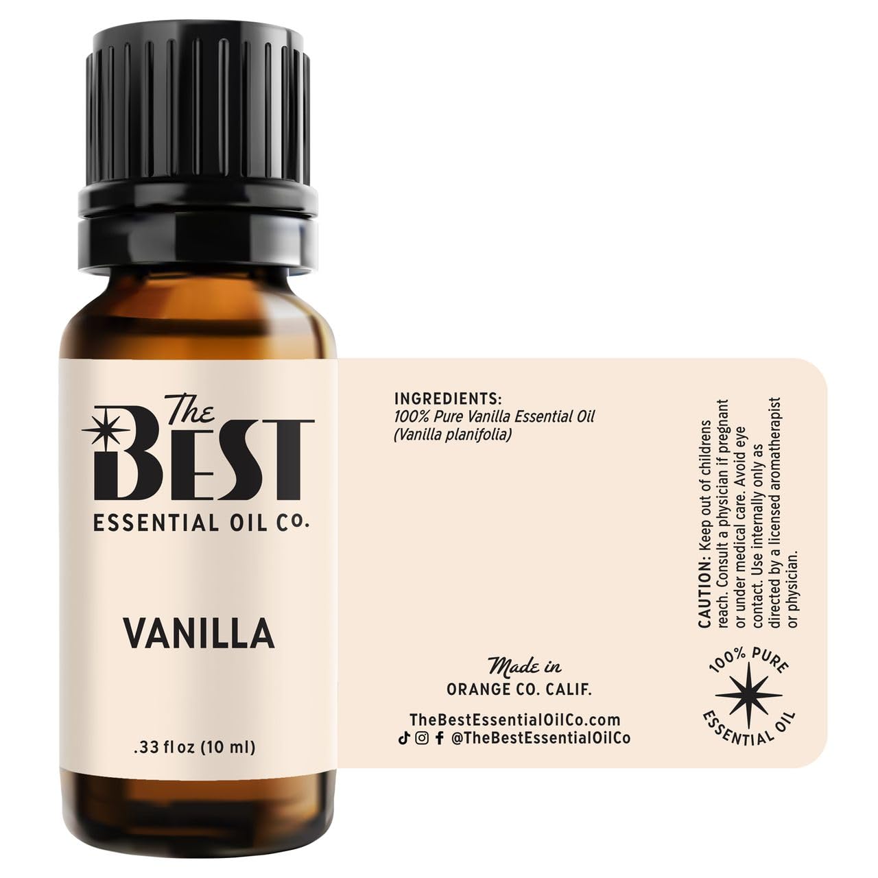The Best Vanilla Essential Oil aroma fills a room with warmth.