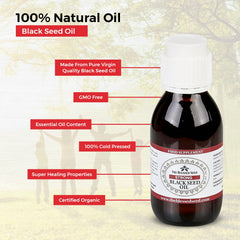 The Blessed Seed nigella sativa seeds close-up signals quality ingredients.