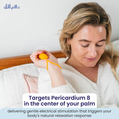 The Chill Pill beat frequency setting helps tailor sleep support.
