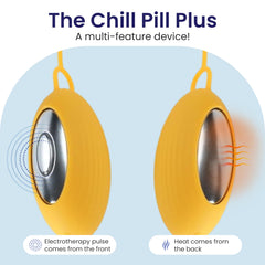 The Chill Pill Plus handheld device is easy to use during stressful moments