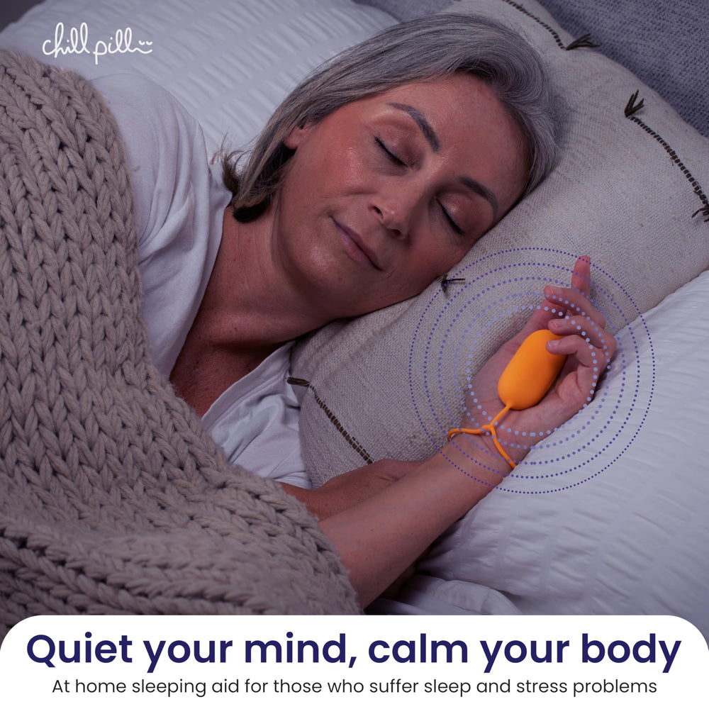 The Chill Pill travel case highlights portable stress relief on trips.