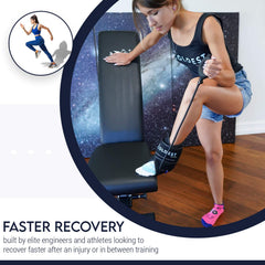 The Coldest ankle ice pack compression-sleeve providing stable support.