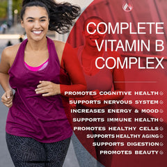 Easy-to-take capsule format of THE ENCLARE NUTRITION B12 B-Complex