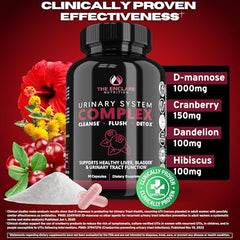The Enclare D-Mannose Cranberry capsules on display for urinary health support