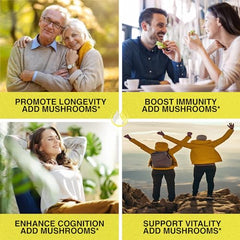The Enclare Nutrition Immune Mushroom Blend packaging — multi-mushroom vitality for daily wellness.