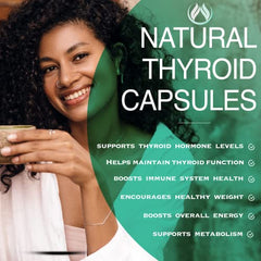 The Enclare Nutrition Thyroid Harmony label close-up, highlighting iodine-rich ingredients.