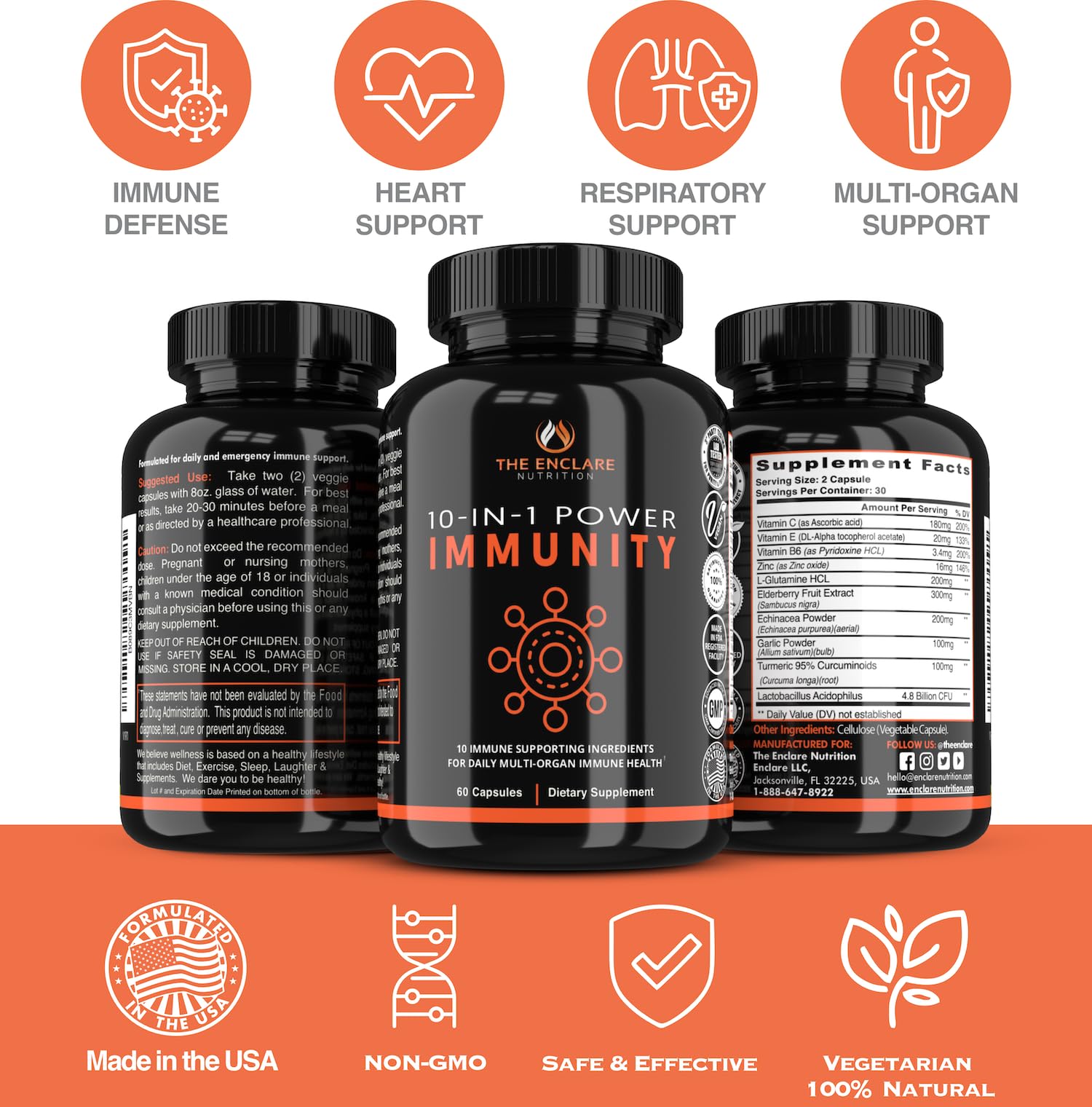 THE ENCLARE NUTRITION turmeric-ginger closeup highlights the spice blend.