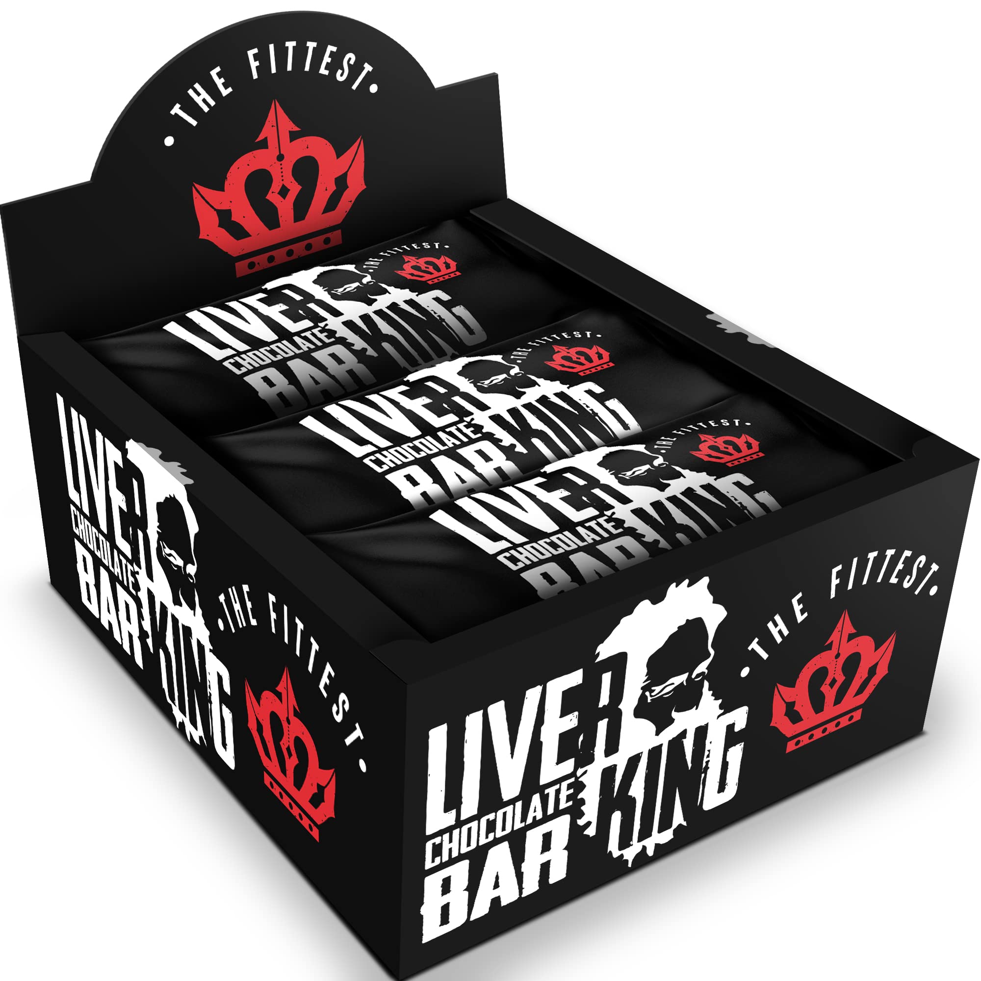 The Fittest Ever bar packaging ready for gym use and on-the-go fueling.