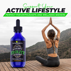 The Food Movement Co. Zeolite liquid drops with trace minerals supports overall wellness.