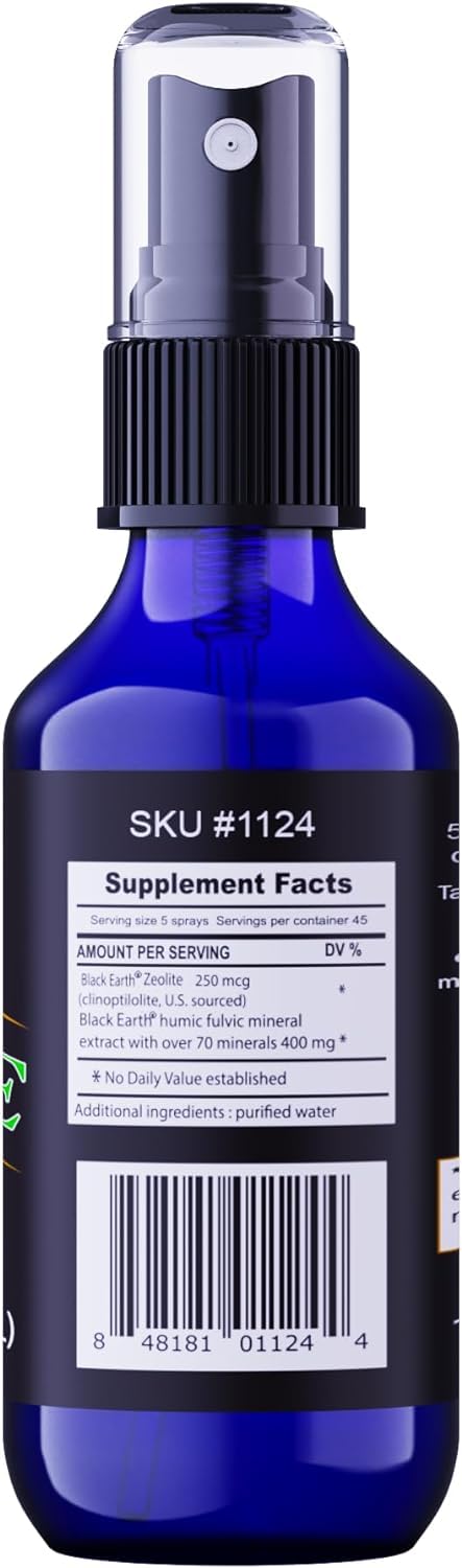 The Food Movement Co Zeolite liquid spray enables quick daily digestive balance.