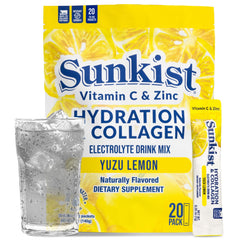 The Frozen Bean Sunkist hydration stick-pack for on-the-go refreshment.