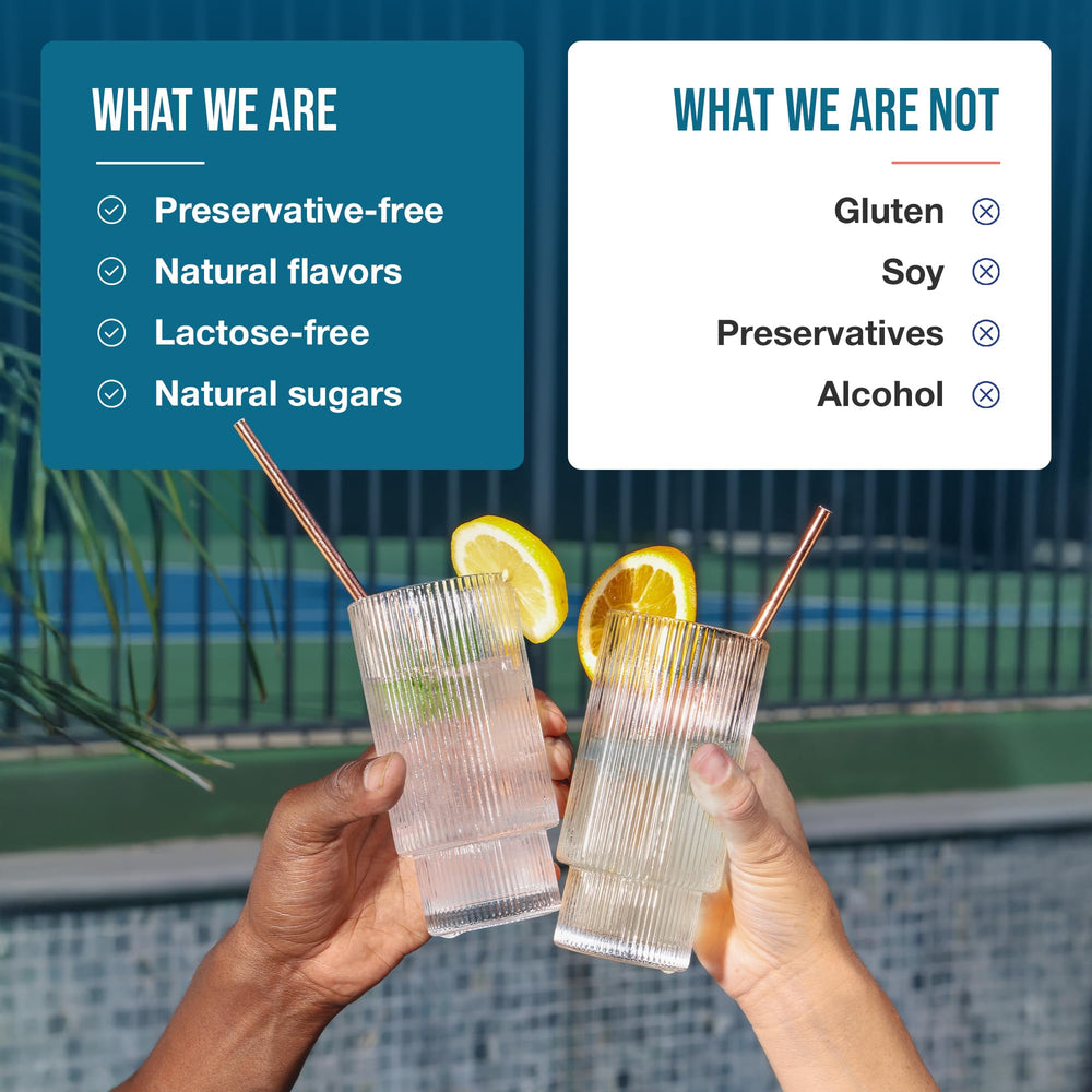 The Frozen Bean Sunkist beverage with vitamin C and zinc.