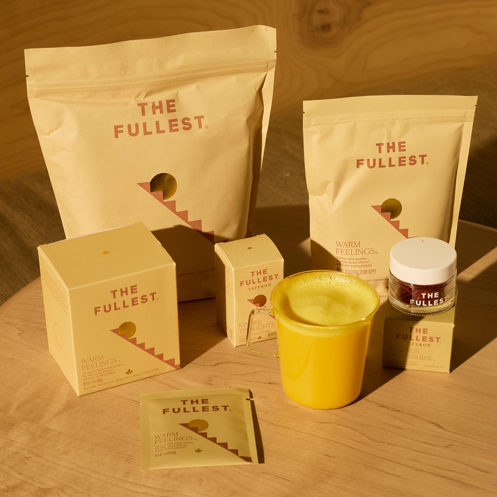 The Fullest saffron capsules bottle-pour for quick dosing
