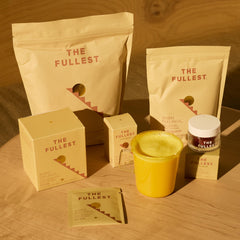 The Fullest saffron capsules bottle-pour for quick dosing