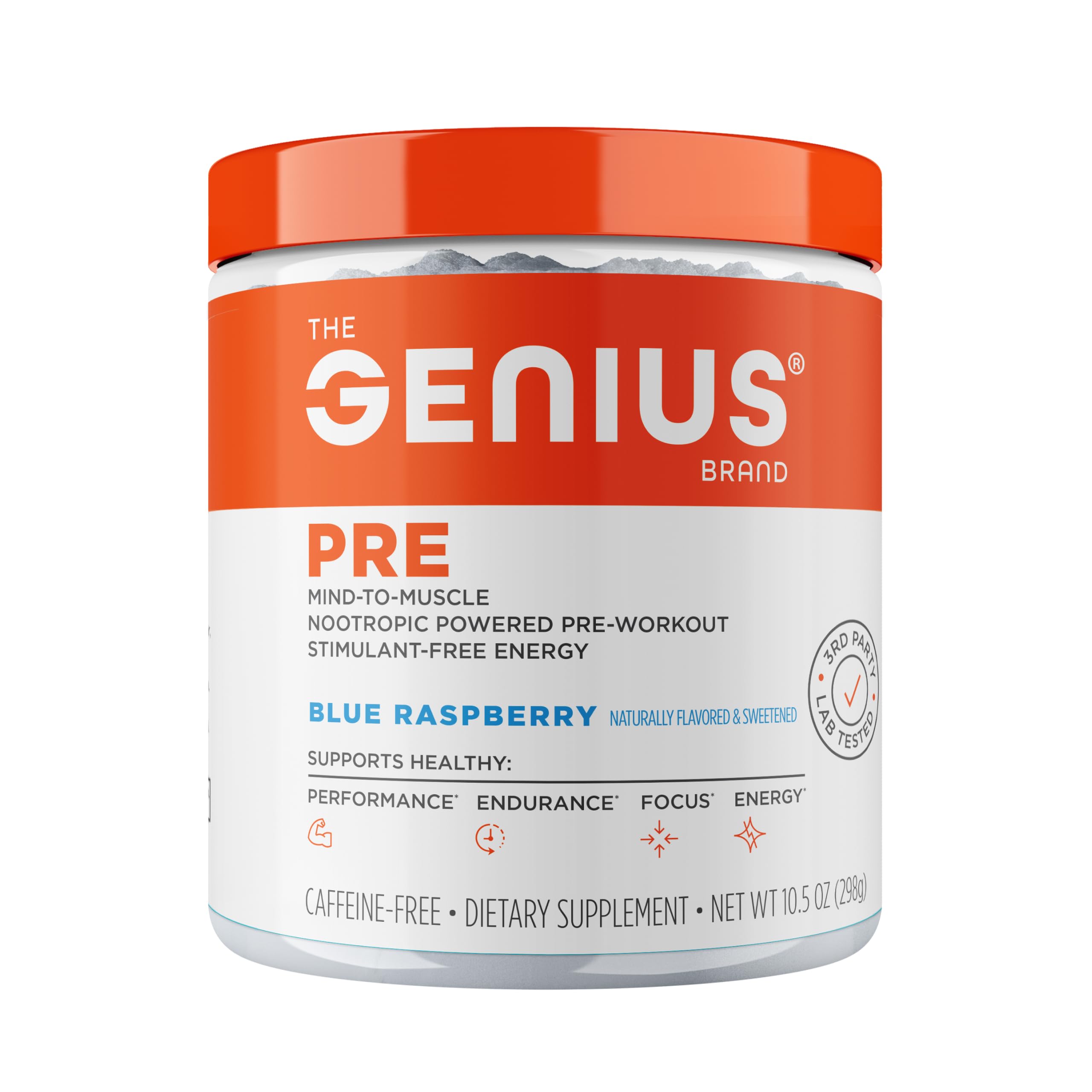 Label closeup highlights clean ingredients and absence of artificial flavors.
