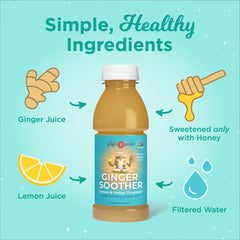 A honey drizzle hints at natural sweetness in Gingerade.
