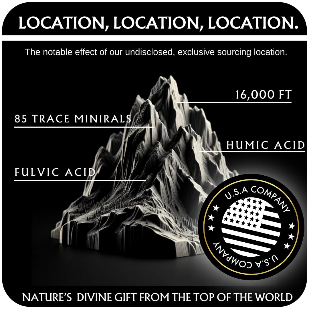 THE GOLD Shilajit Resin measuring scoop for consistent servings