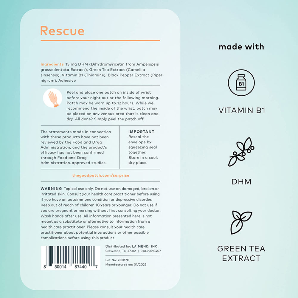 The Good Patch Cycle patch eases temporary discomfort with black cohosh and menthol.