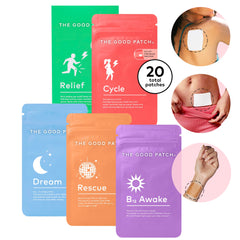 The Good Patch Dream patch promotes restful sleep with Melatonin and Valerian.