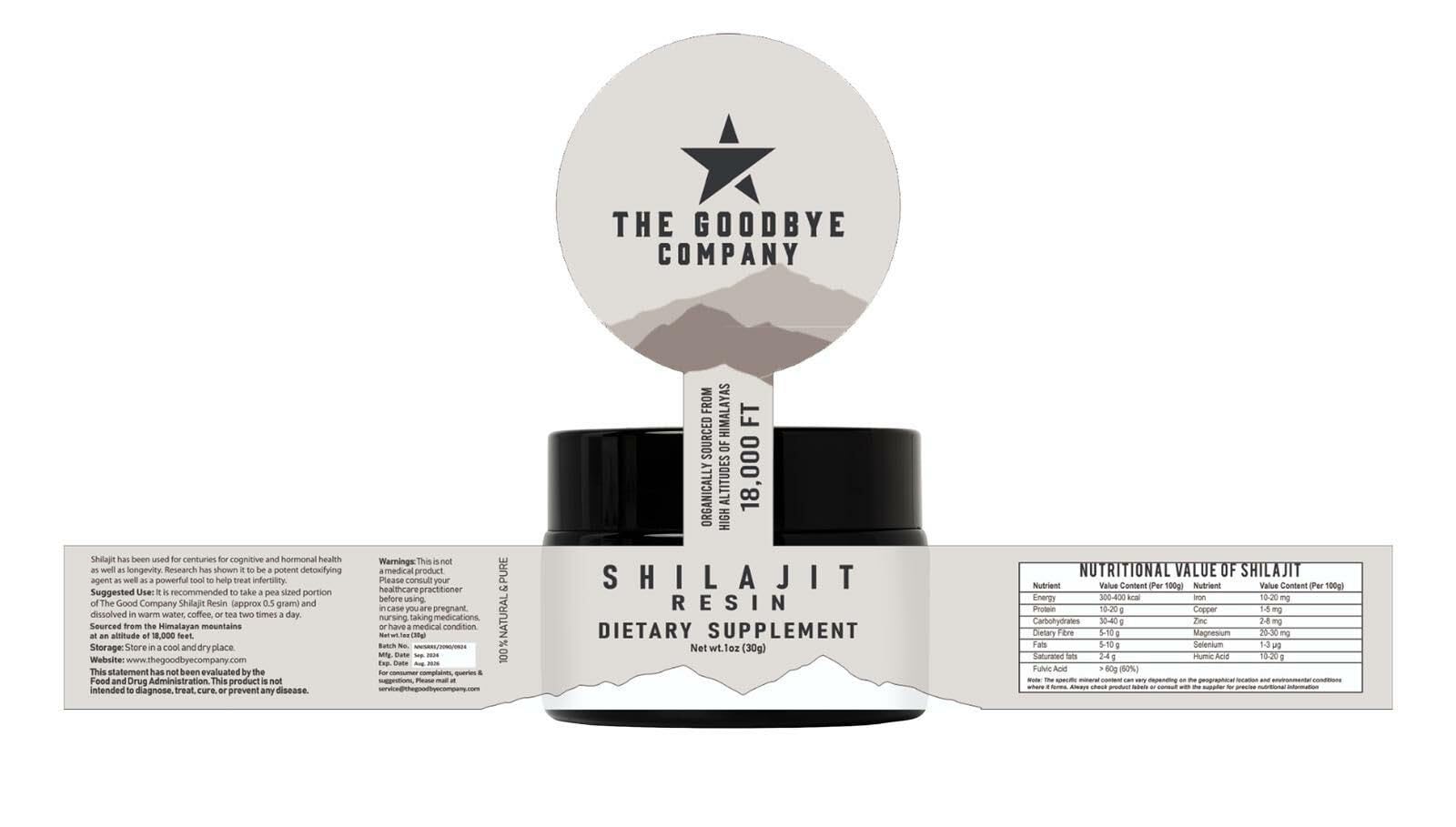 Calm energy ambiance with The Goodbye Company resin product