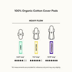 The Honey Pot 80ct OCS-certified organic cotton cover: clean, natural touch.