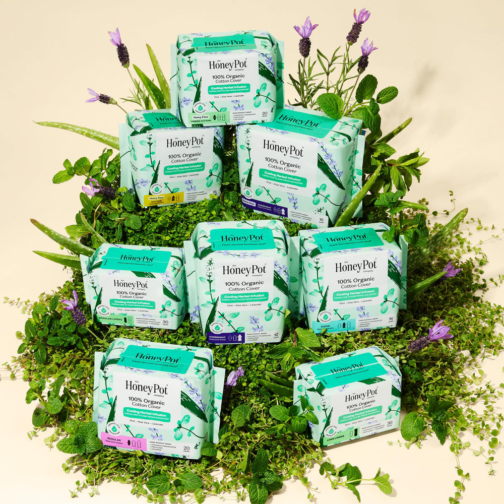 The Honey Pot 80ct wings design: secure fit for active days.