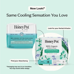The Honey Pot Company organic cotton cover close-up highlighting breathable fabric