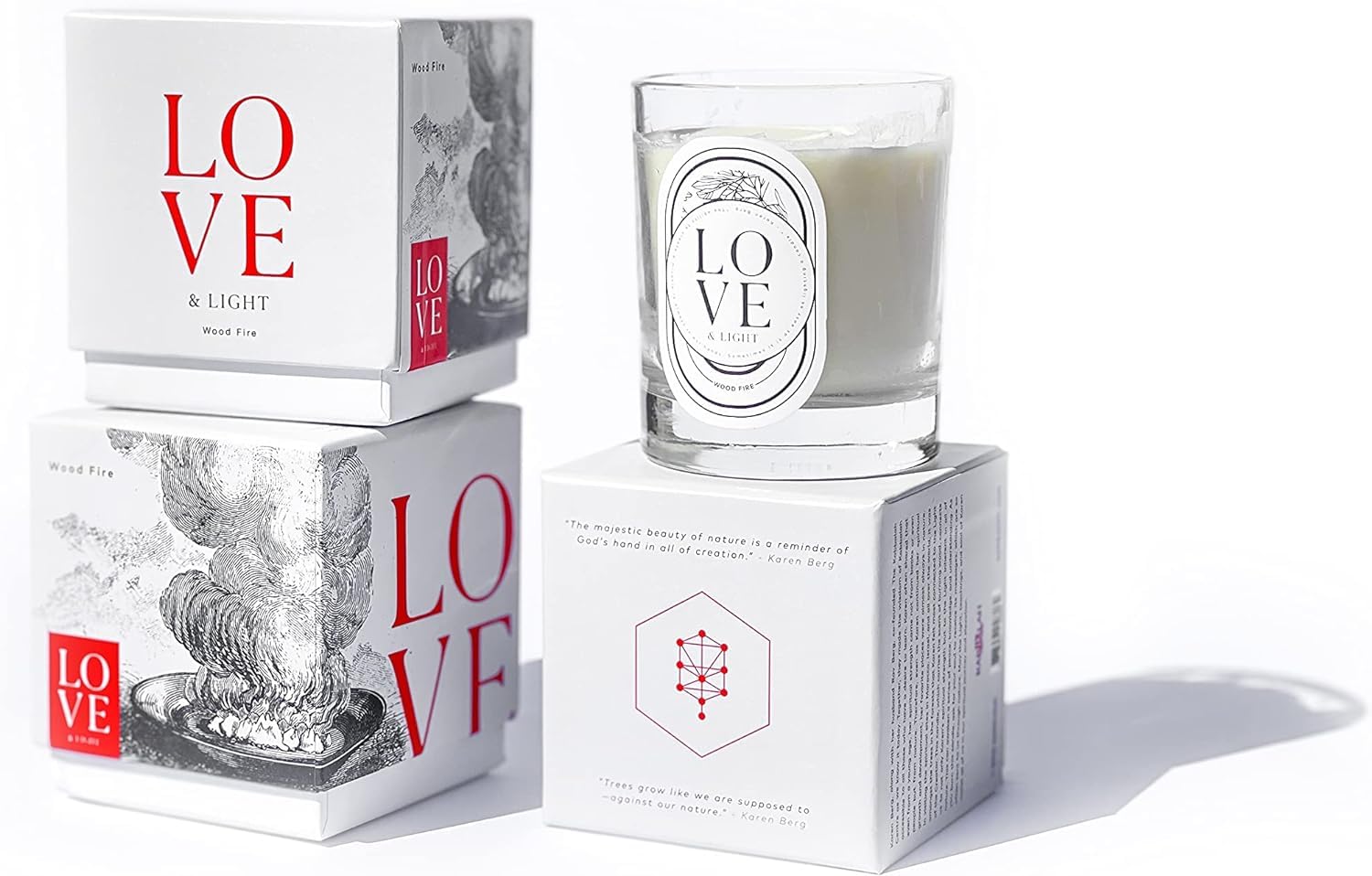 The Kabbalah Centre Rose fragrance candle provides floral calm and balance.