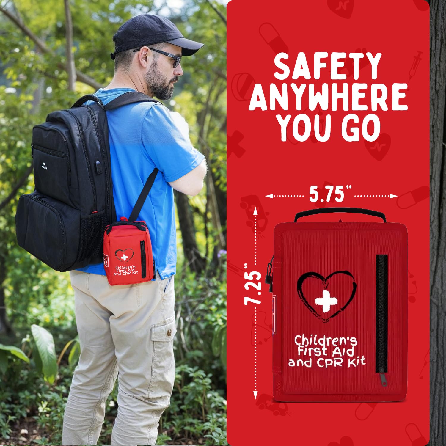 The Life Safety Pro kit with well-labeled compartments for quick access.