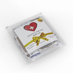 The Life Safety Pro ready-to-use first aid refill for kids and families.