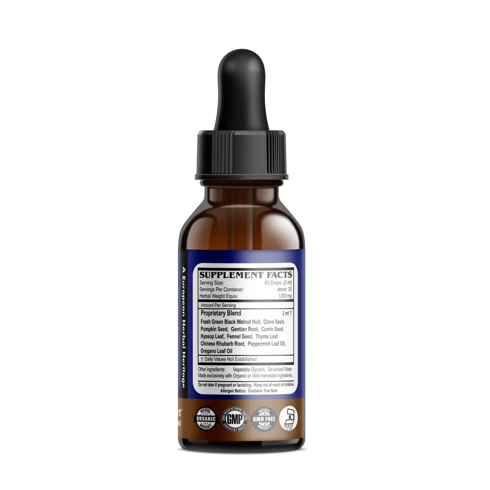 The Life Tree Purify ingredients highlight 12 organic herbs for a wormwood-free cleanse.