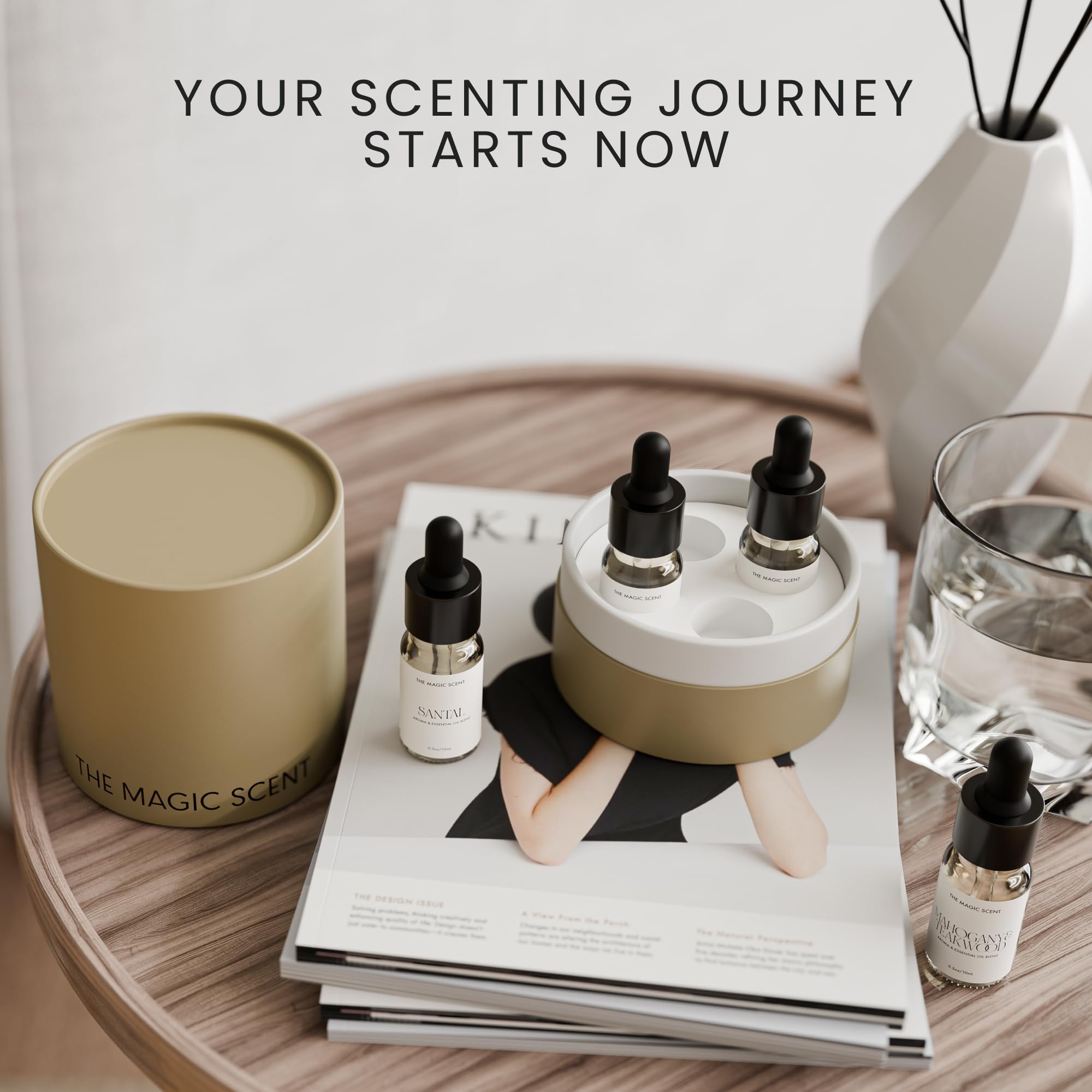 The Magic Scent Home Luxury Aroma Collection suits any diffuser.