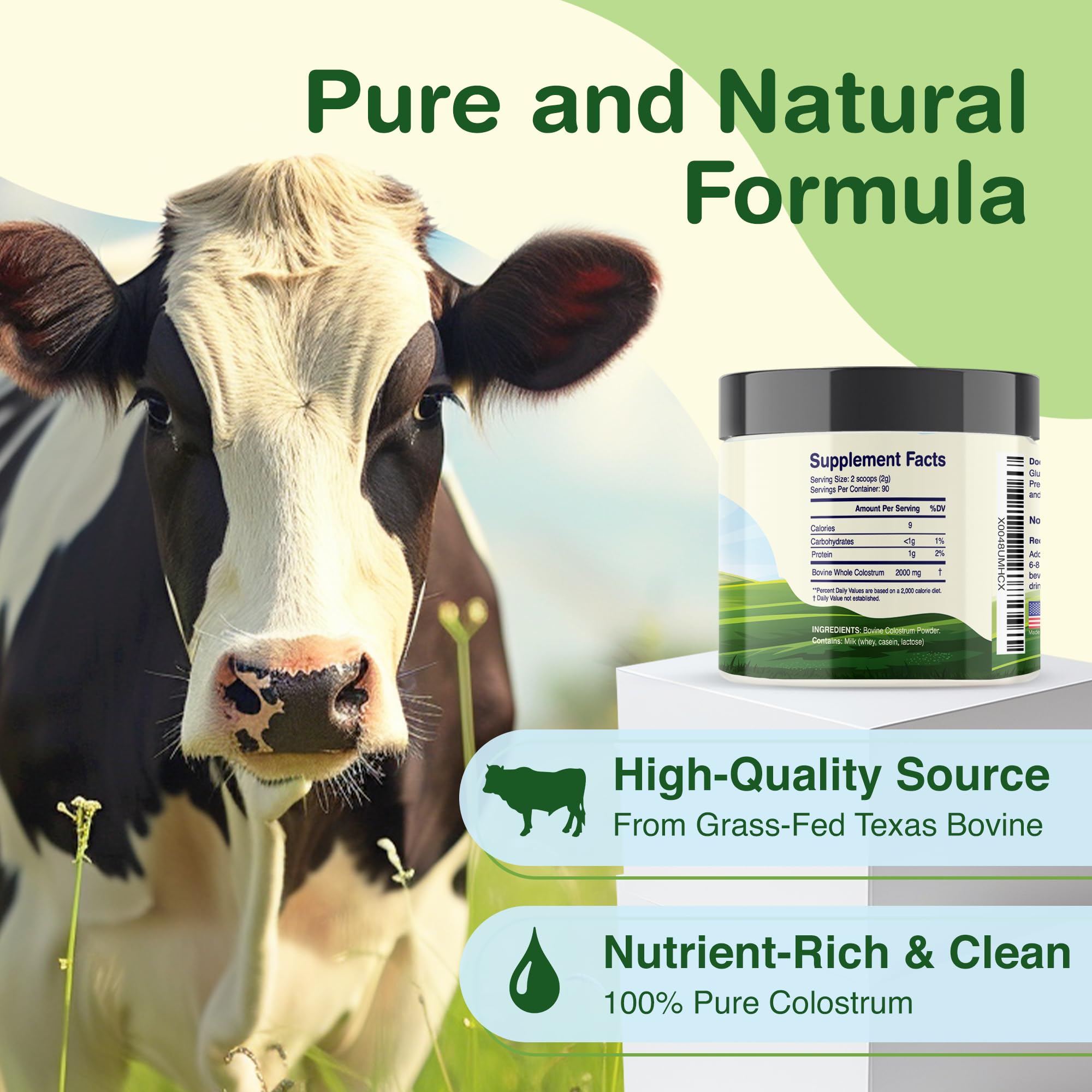 The Monk 90 servings container emphasizes value and long-term daily use.