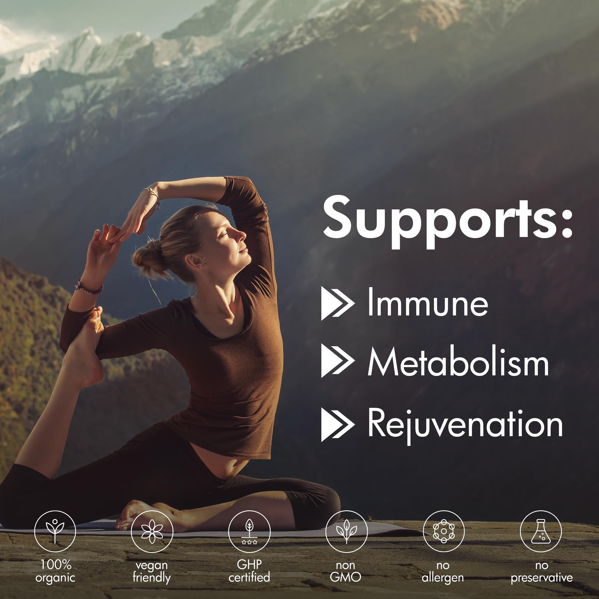 The MONK Shilajit capsules in pack for everyday use.