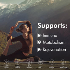 The MONK Shilajit capsules in pack for everyday use.