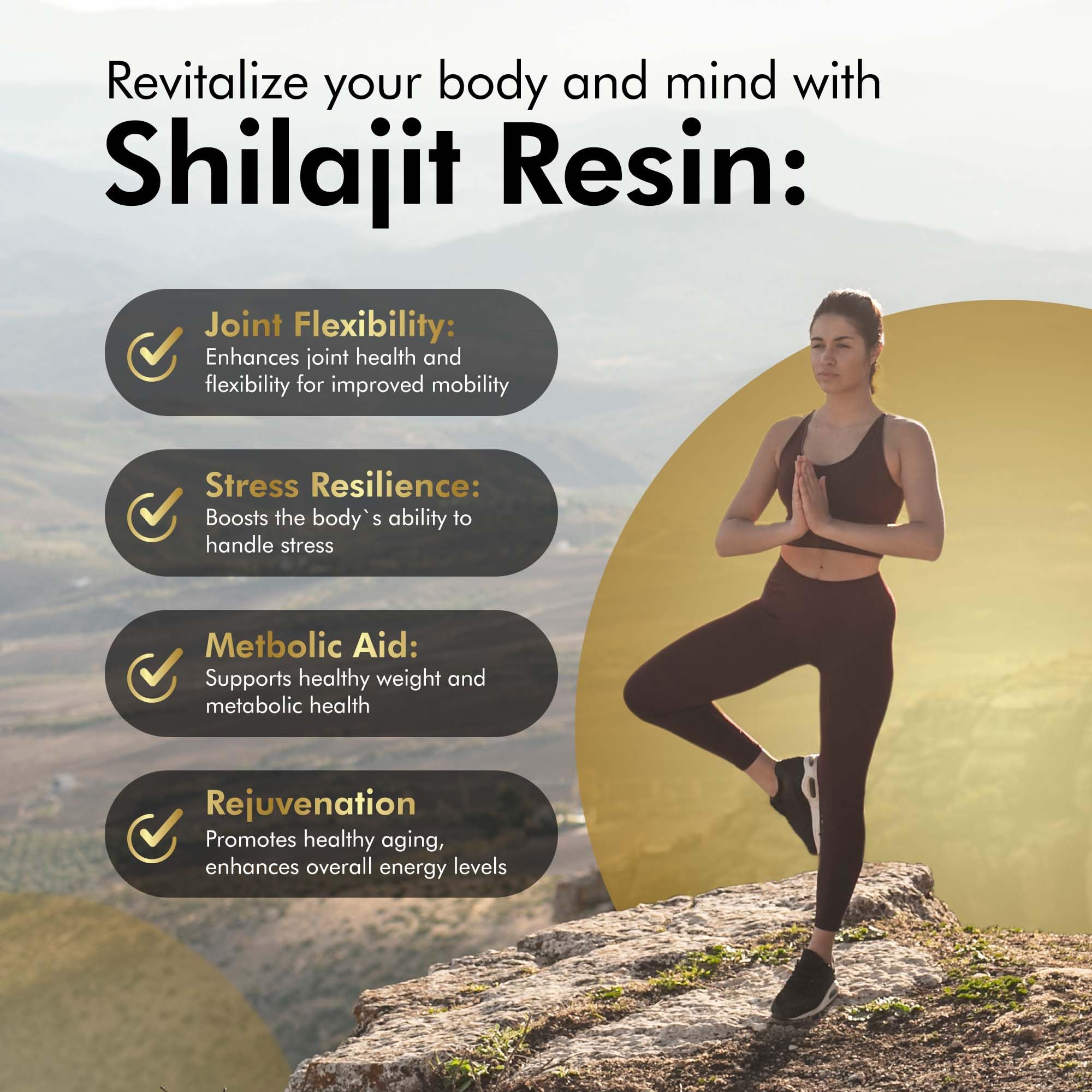 The MONK Shilajit resin USA-made label conveys purity and quality